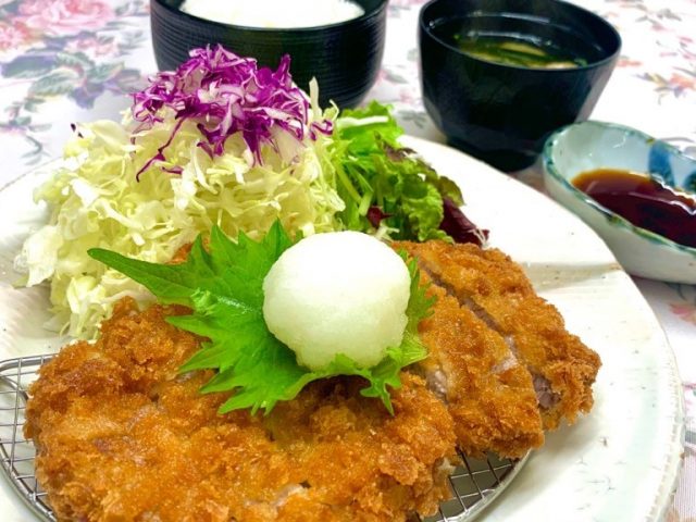 三田ポークのおろしとんかつ膳