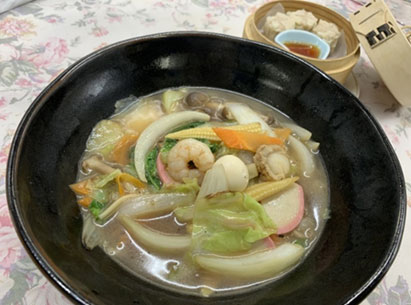 醤油ちゃんぽんと焼売