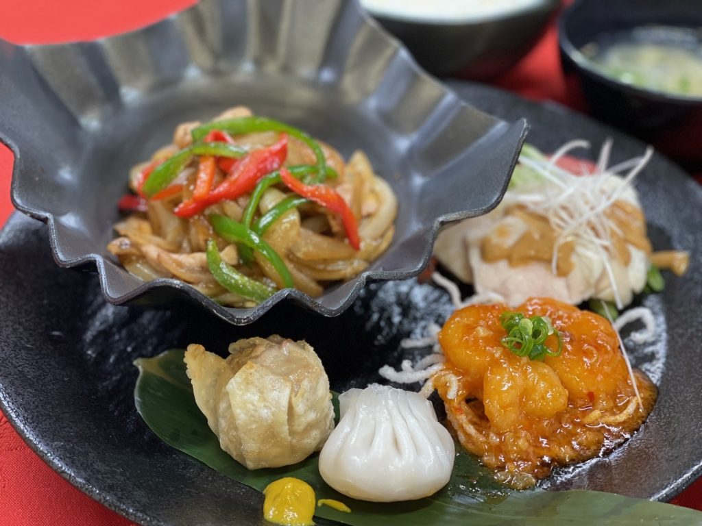 彩り中華プレートランチ