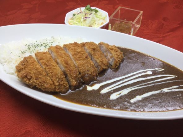カツカレーセット