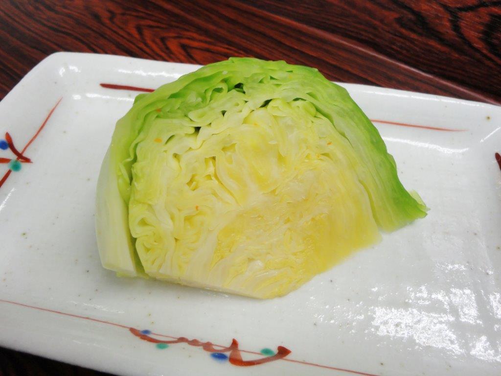 鳴沢風キャベツ漬け（にんにく風味）