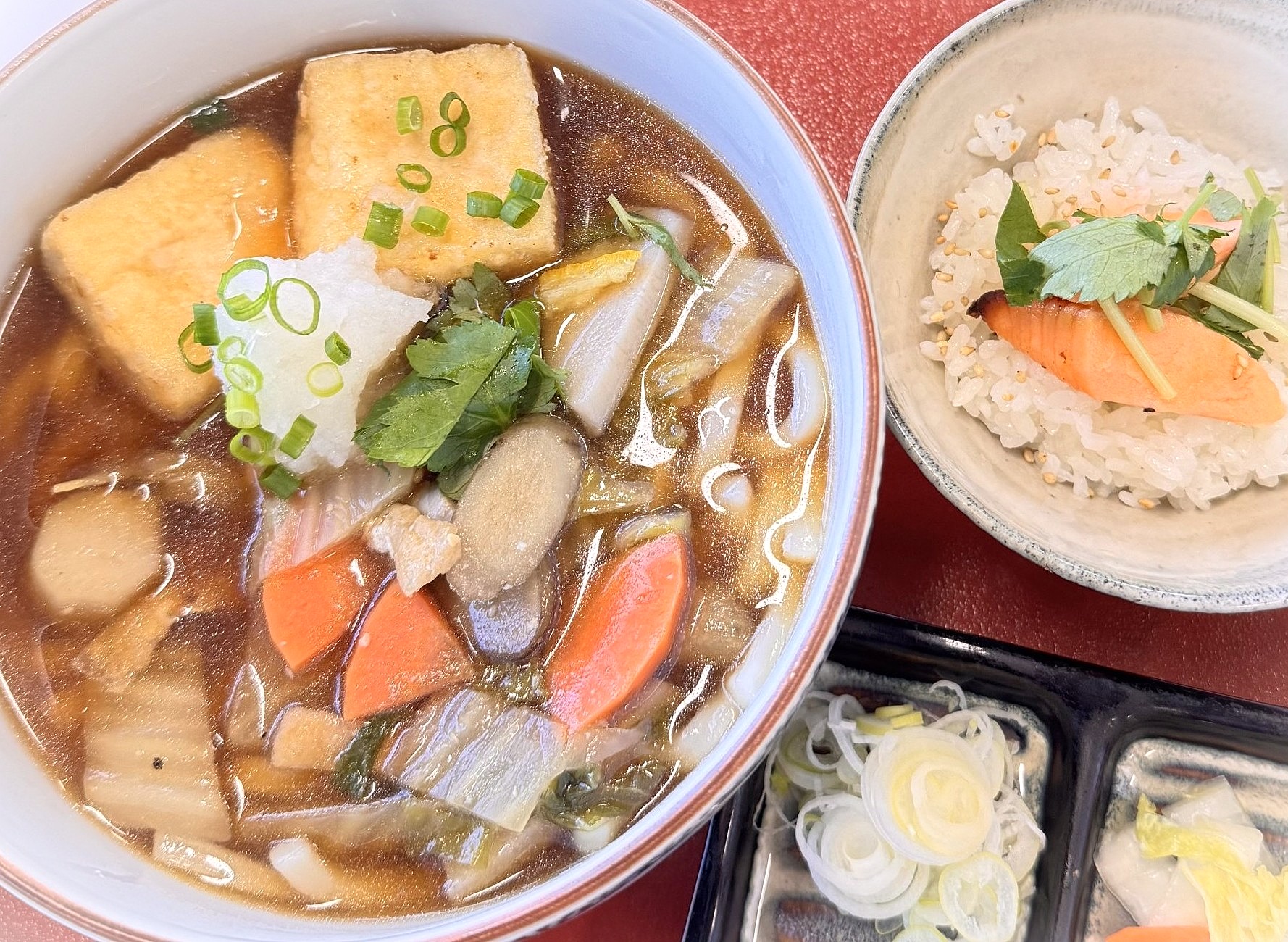 鶏のけんちんうどん