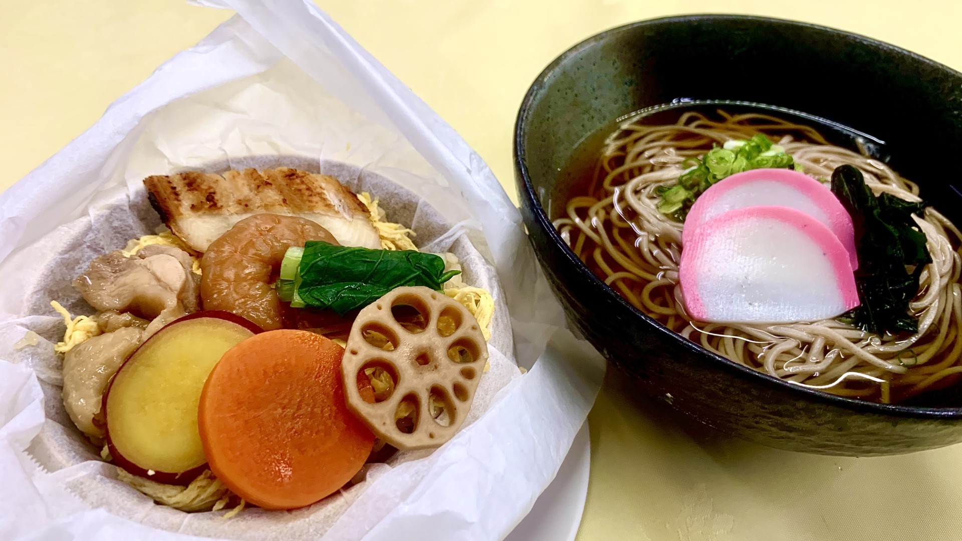 温蕎麦とせいろ御飯