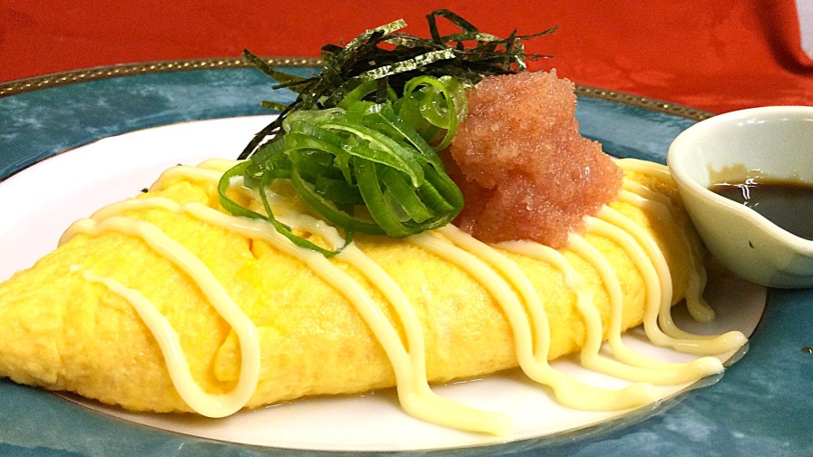 明太子のオムレツ