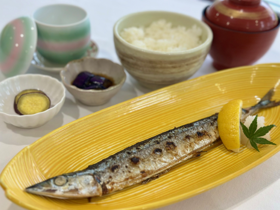 秋刀魚塩焼き膳