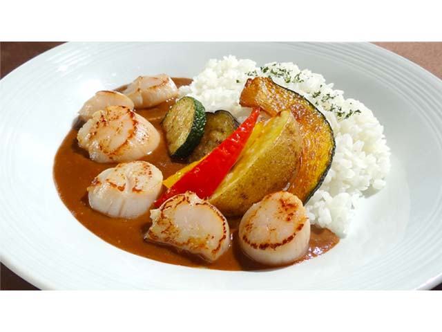“オススメ”ホタテカレー
