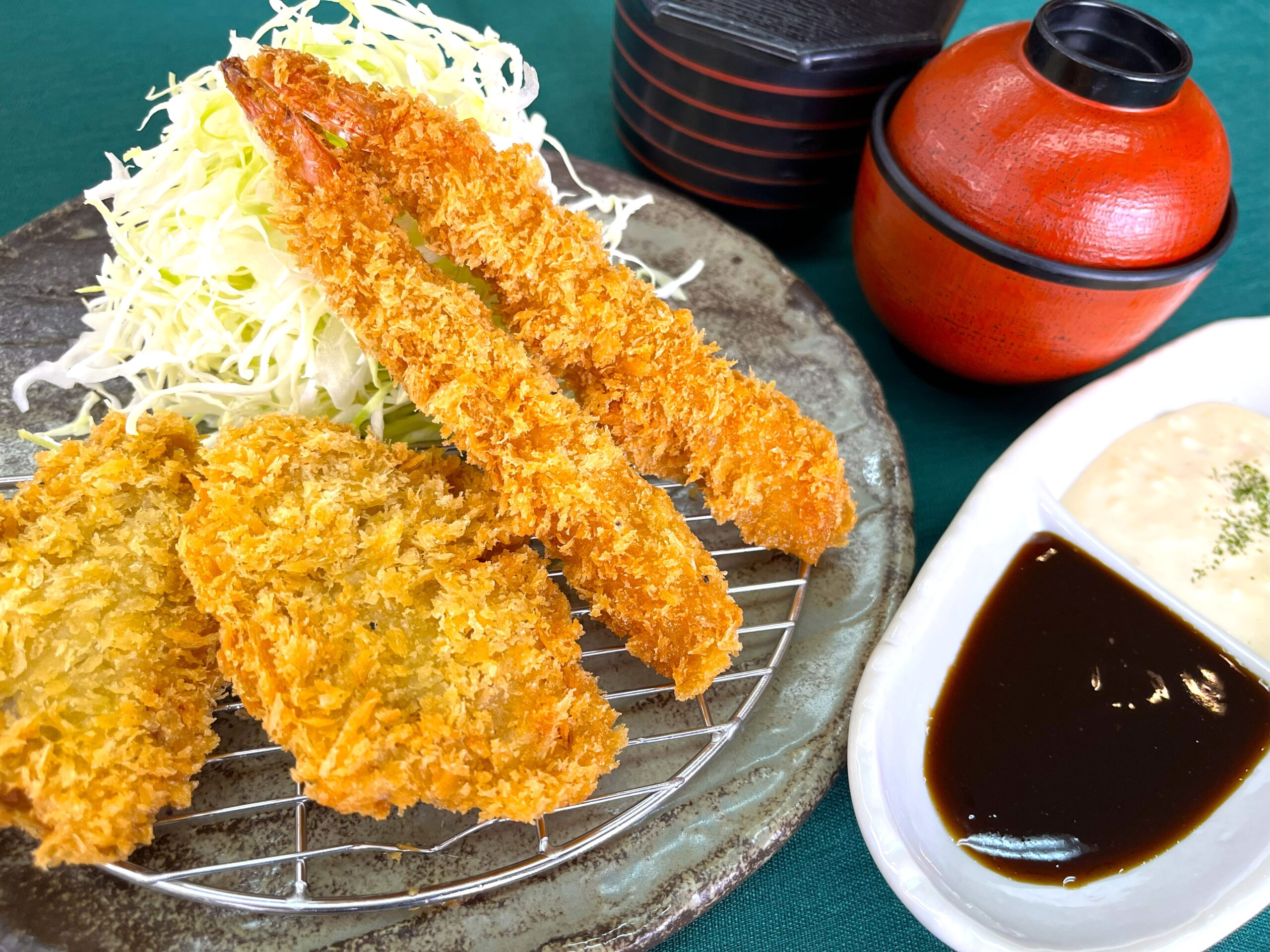 海老ヘレカツ膳