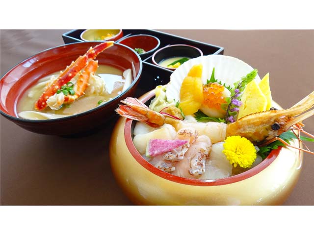 北海七種の海鮮丼