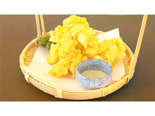 北海道産コーンの天ぷら