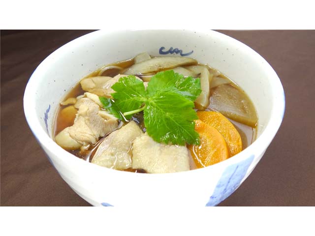 かしわけんちん蕎麦