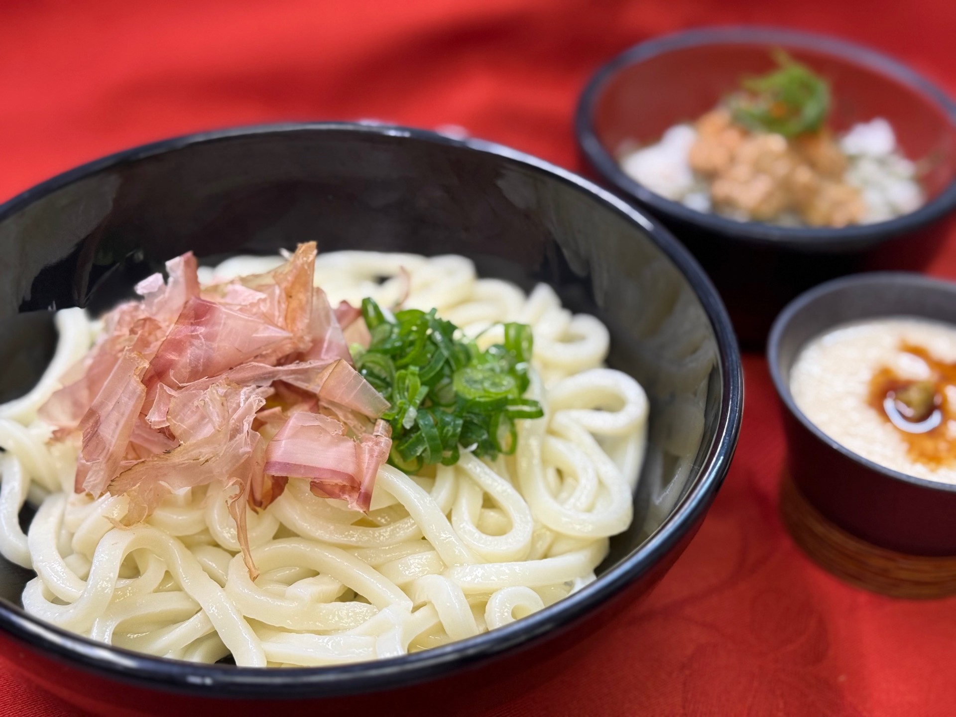 山かけ醤油うどん