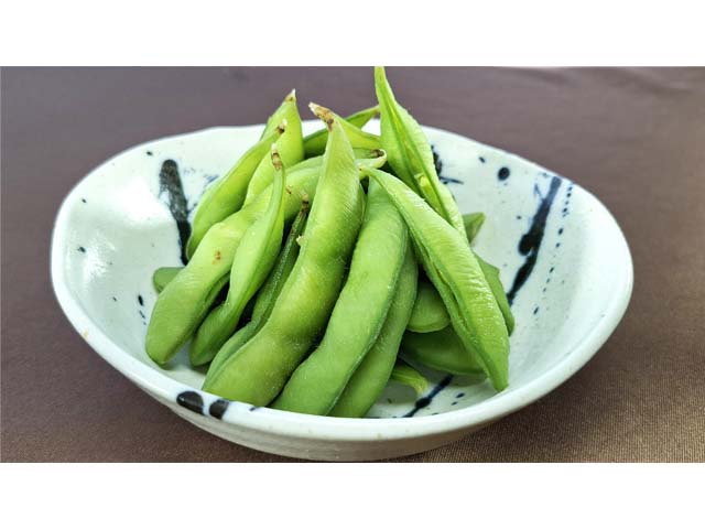 <center>ワサビ風枝豆</center>